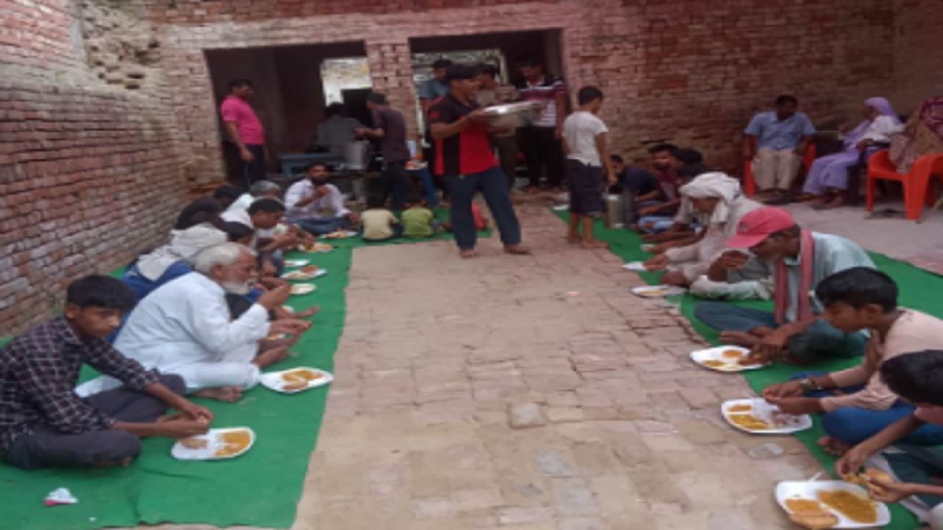Baghpat: Thirteenth of dog was celebrated in Bijraul village after peace sacrifice