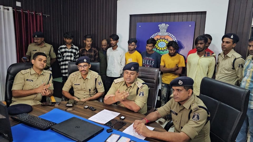 भिलाई स्टील प्लांट में चोर गैंग का पर्दाफाश