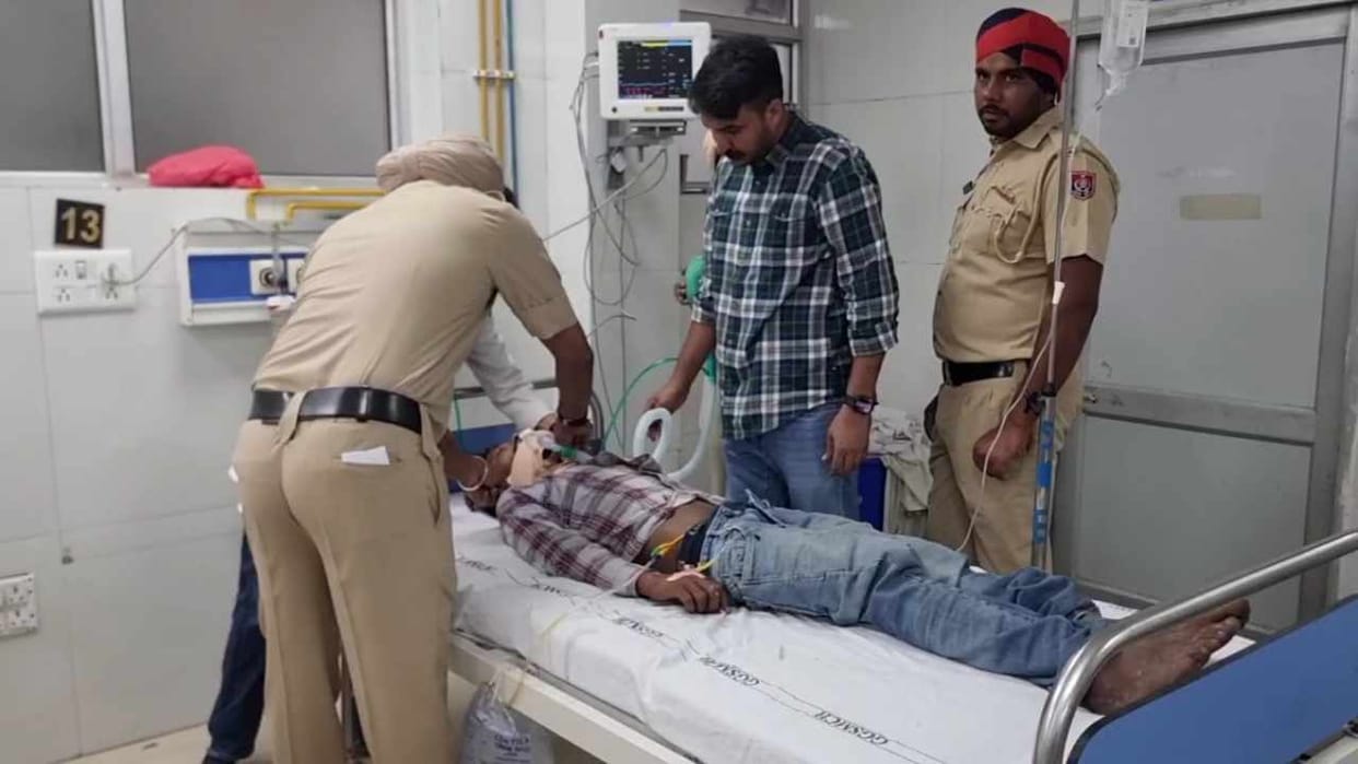 A young man attempted suicide in Faridkot City Police Station