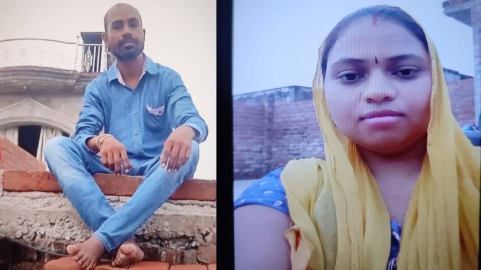 Husband and wife died in bike accident in Firozabad