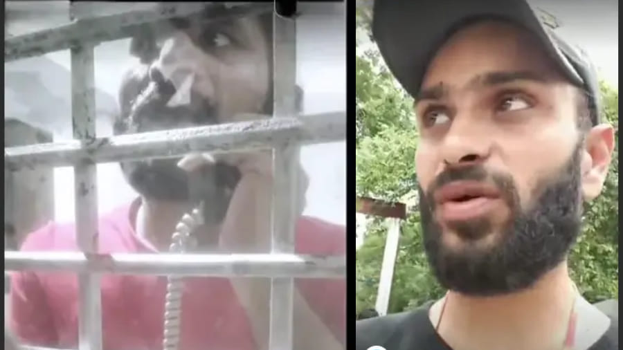 Video maker of threatening businessmen caught from jail