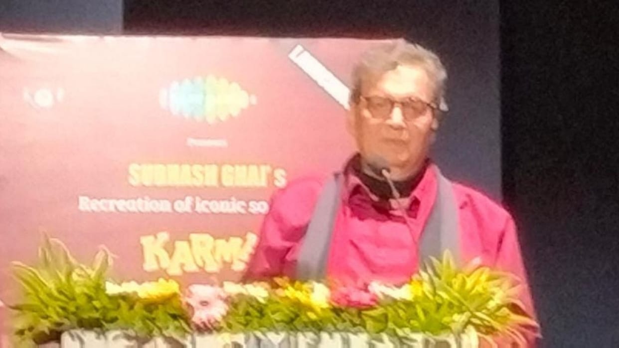 subhash ghai opens up on aye watan tere liye sanskrit version karma film song Culture is important for country