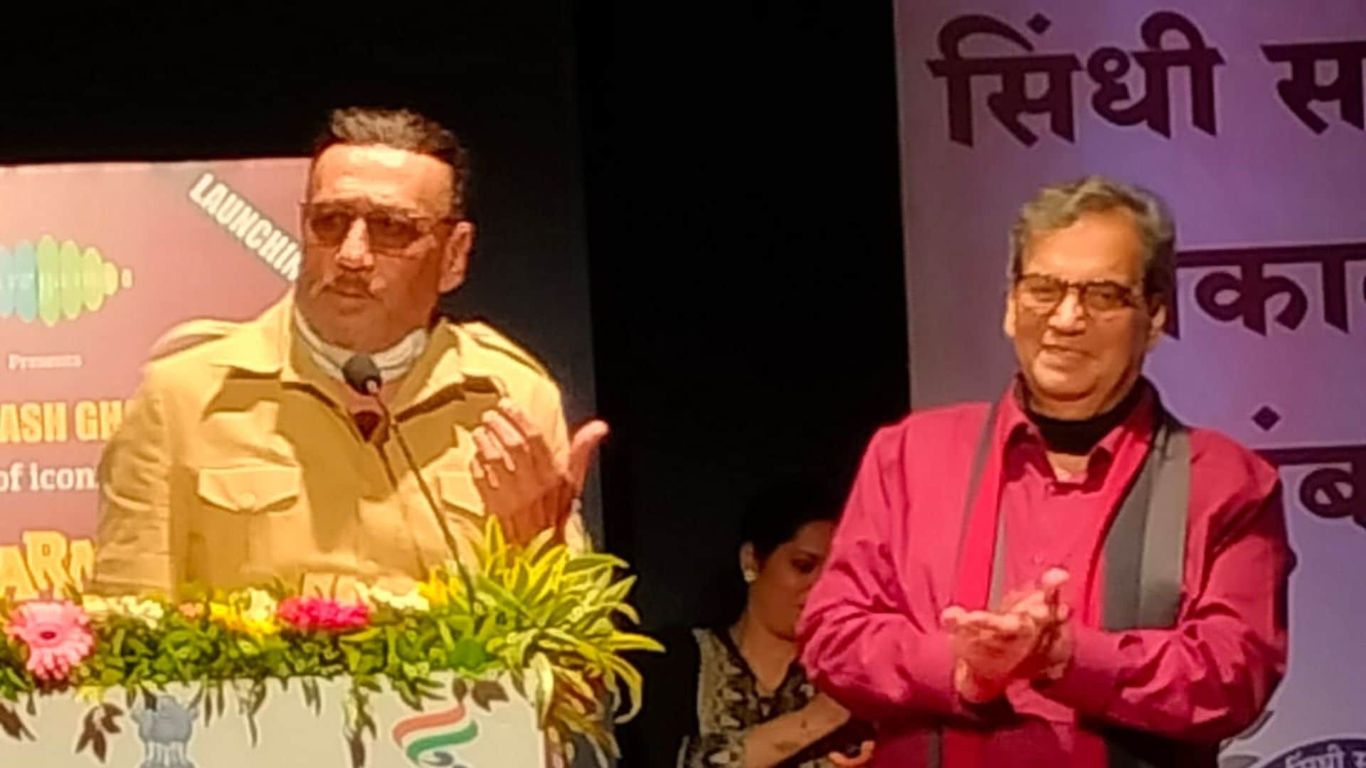 subhash ghai opens up on aye watan tere liye sanskrit version karma film song Culture is important for country