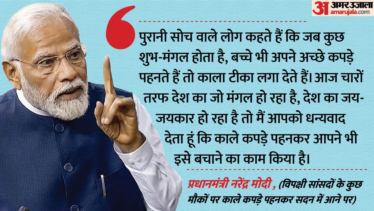 PM Modi Speech: PM Modi targeted opposition on no-confidence motion reply in loksabha news in hindi