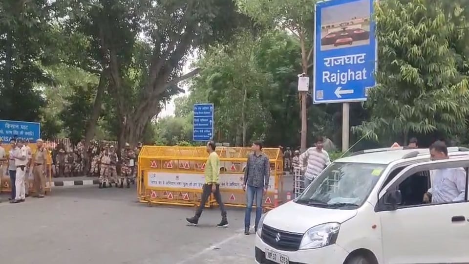 wrestlers press conference update Section 144 has been imposed at Rajghat