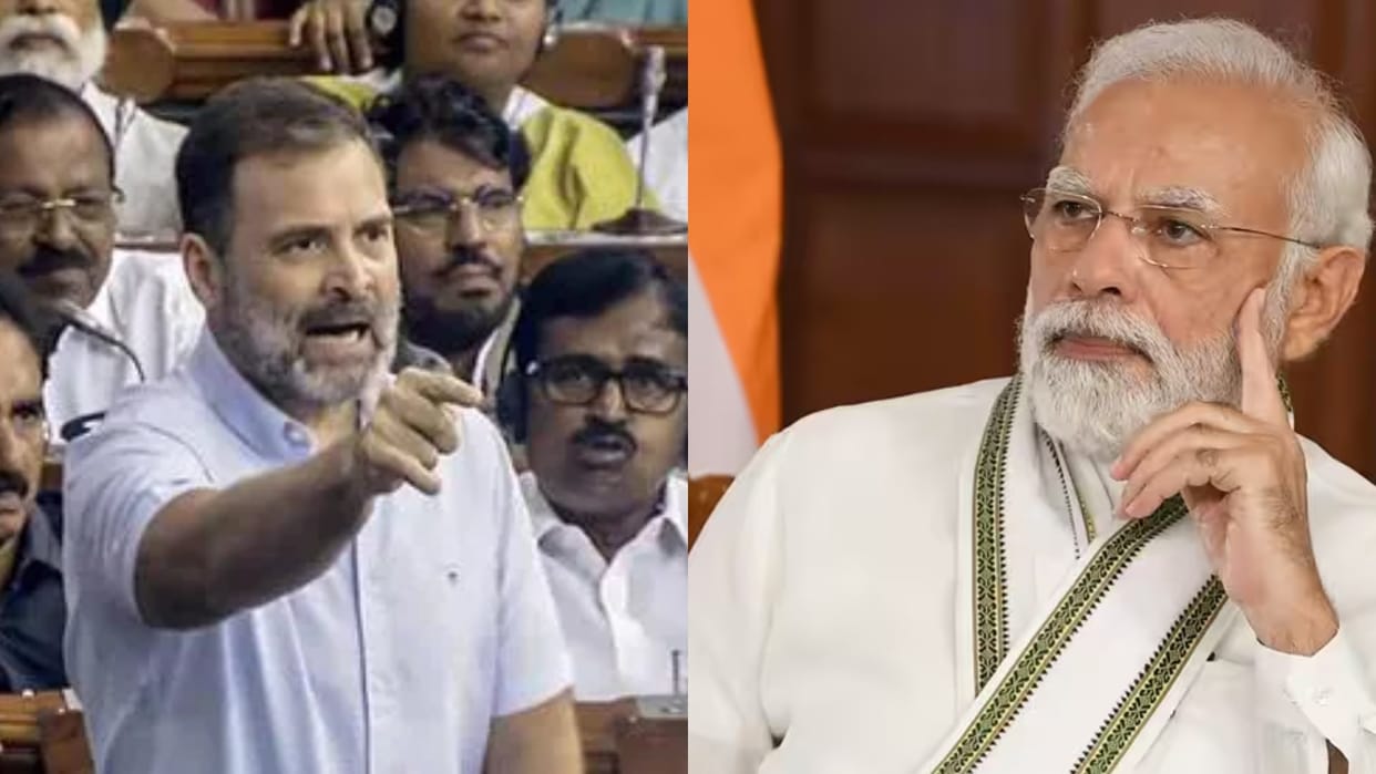rahul gandhi attack on bjp pm modi on manipur issue in parliament impact