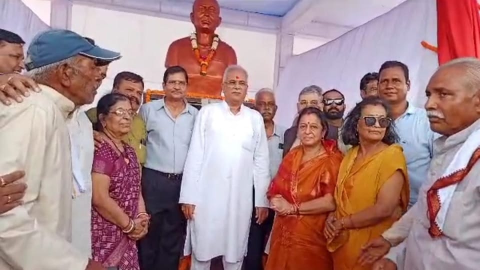 CM Baghel participated in many programs in Rajnandgaon