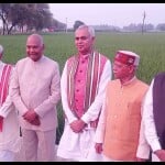 पूर्व राष्ट्रपति रामनाथ कोविंद साथ में गुजरात के राज्यपाल आचार्य देवव्रत, बंडारू दत्तात्रेय, पंजाब के राज्यपाल बनवारी लाल पुरोहित व हिमाचल प्रदेश के राज्यपाल शिवप्रताप शुक्ला, हरियाणा के कृषि मंत्री जेपी दलाल।