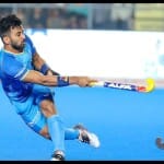 मैच के दौरान पूर्व कप्तान मनप्रीत सिंह