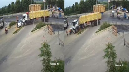 Truck hits cars and bikes on Bada bypass in Bareilly