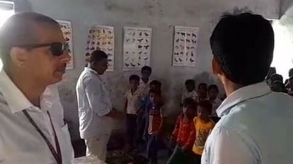 kk pathak bihar teacher news while visiting school in samastipur, kk pathak ias asked homework to bihar board