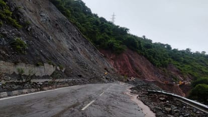 Himachal Pradesh news NH-5 Shima Kalka road closed again due to a landslide in Solan