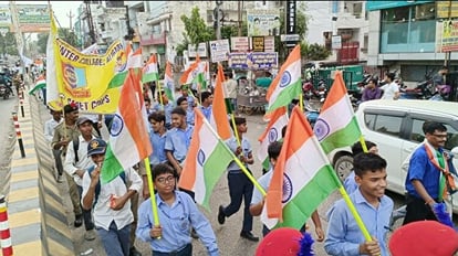Torch rally in Aligarh with enthusiasm