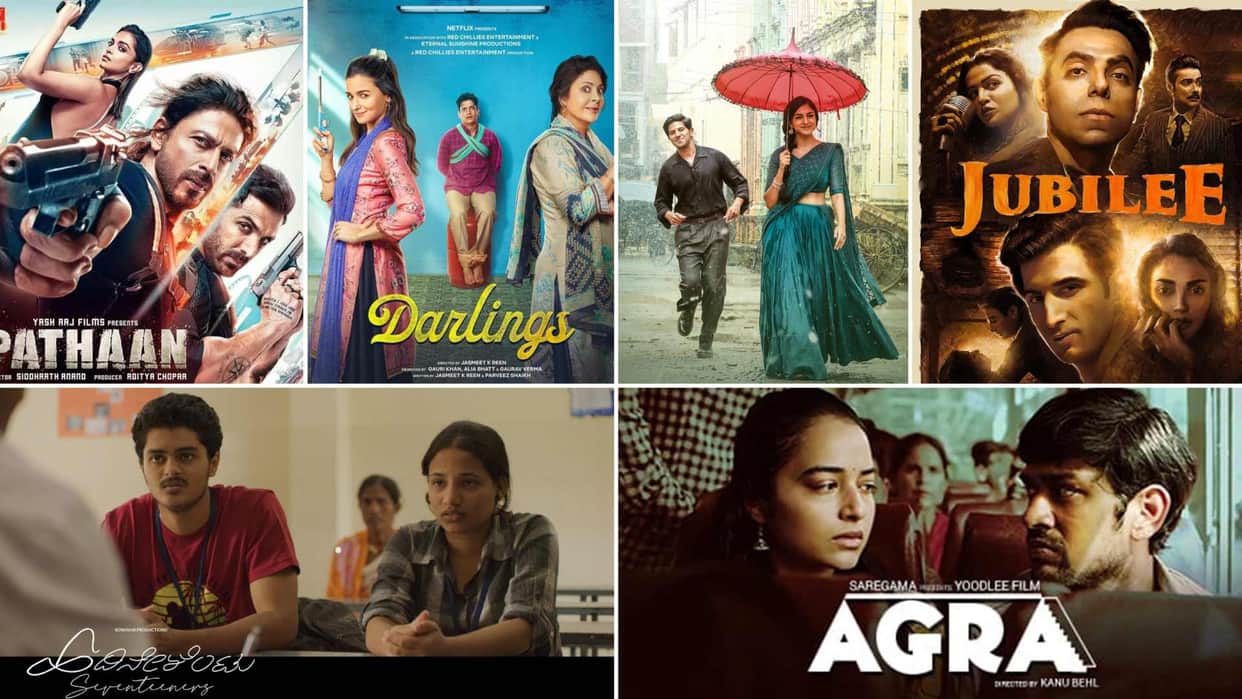 Sita Ramam Jubilee Agra IFFM 2023 Rani Mukerji Kartik Aaryan Karan Johar Mrunal Thakur receive awards