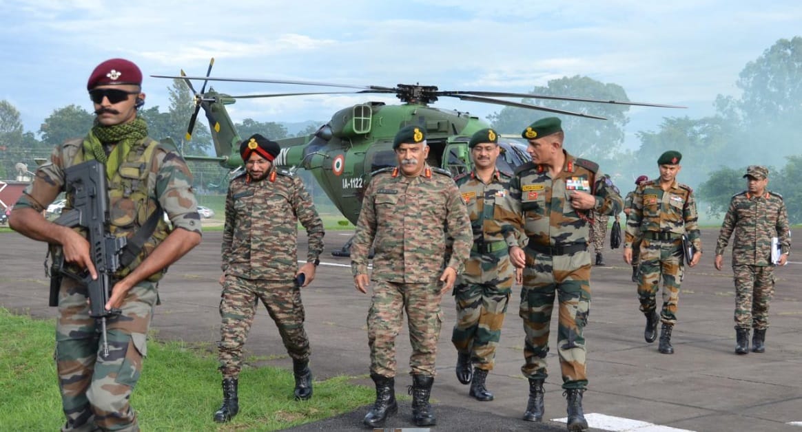 Chief of the Army Eastern Command Lt Gen RP Kalita visited Manipur
