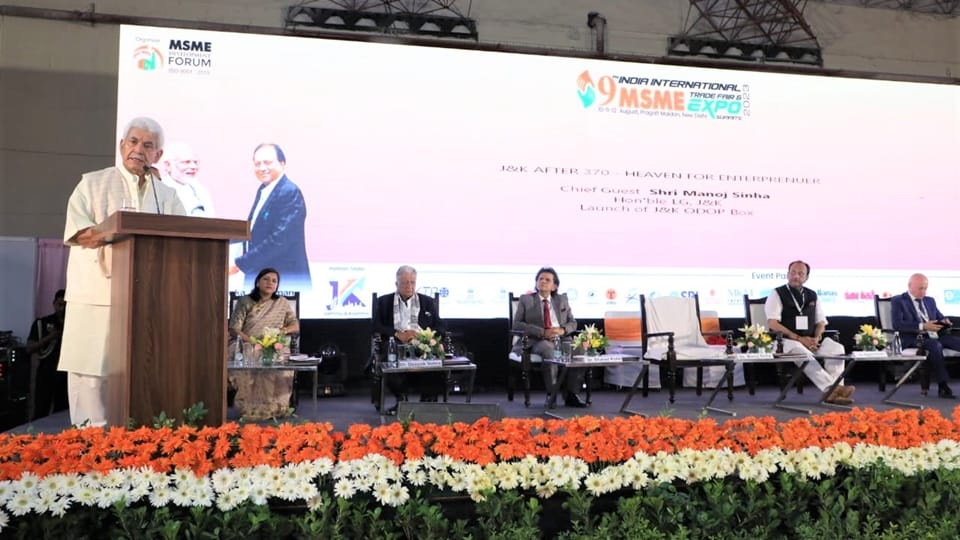 Jammu Kashmir: Inauguration of MSME Expo invitation to industry leaders for investment