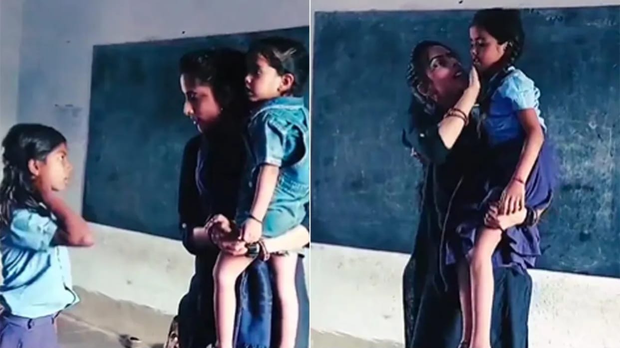 teacher explained to students what is good touch and bad touch video viral on social media