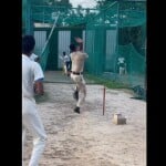 Fans Finds Greatest Net Bowler In Police Uniform; Mumbai Indians shares Video, Watch Video