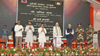 security of Harami Nala area on border with Gujarat became impenetrable Amit Shah inaugurated OP Tower Updates