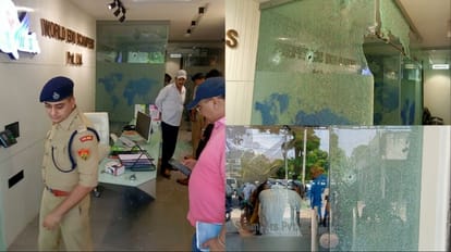 Two miscreants firing in the IELTS coaching center in Yamunanagar