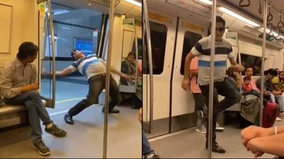 Viral Video: मेट्रो में नागिन डांस करने लगा शख्स, अजीबोगरीब हरकत देख घूरने लगे लोग, पीछे से उड़ रही खिल्ली man started doing naagin dance at metro gate