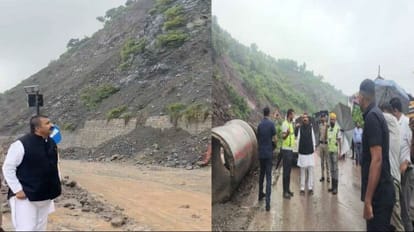 Solan News: मुकेश अग्निहोत्री बोले- अवैज्ञानिक ढंग से बना है परवाणू से कैथलीघाट फोरलेन Mukesh Agnihotri said - Parwanoo to Kaithlighat fourlane is built in an unscientific manner