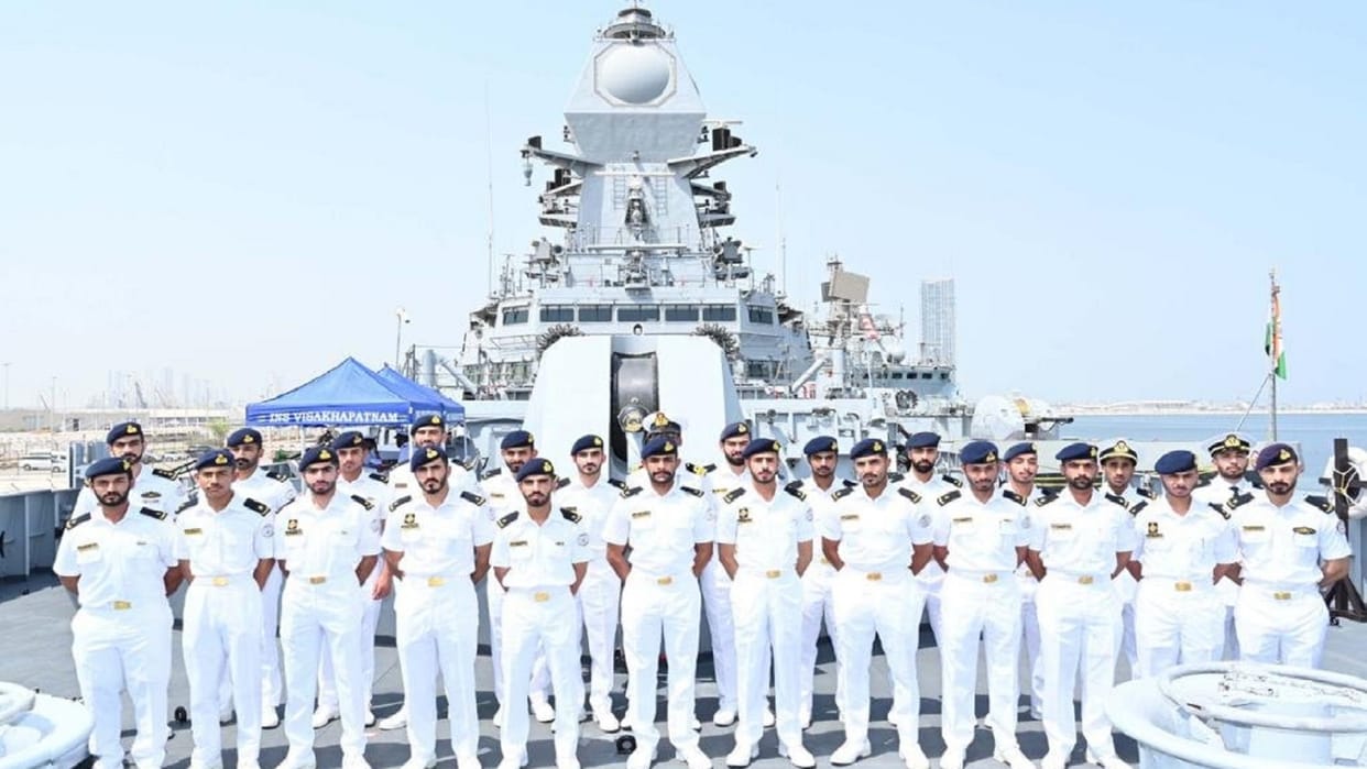 Indian Navy engages in bilateral naval exercise with UAE Navy