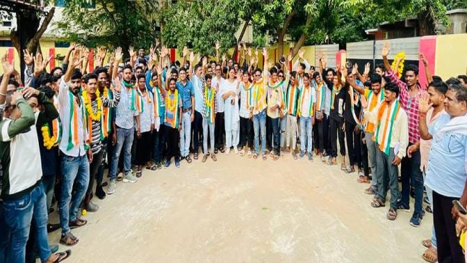 101 youths took Congress membership in Bijapur