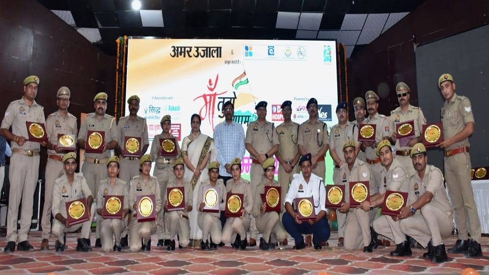 Maa Tujhe Pranam: Honor bravery policemen Moradabad, faces blossomed pride and applause rang enthusiasm