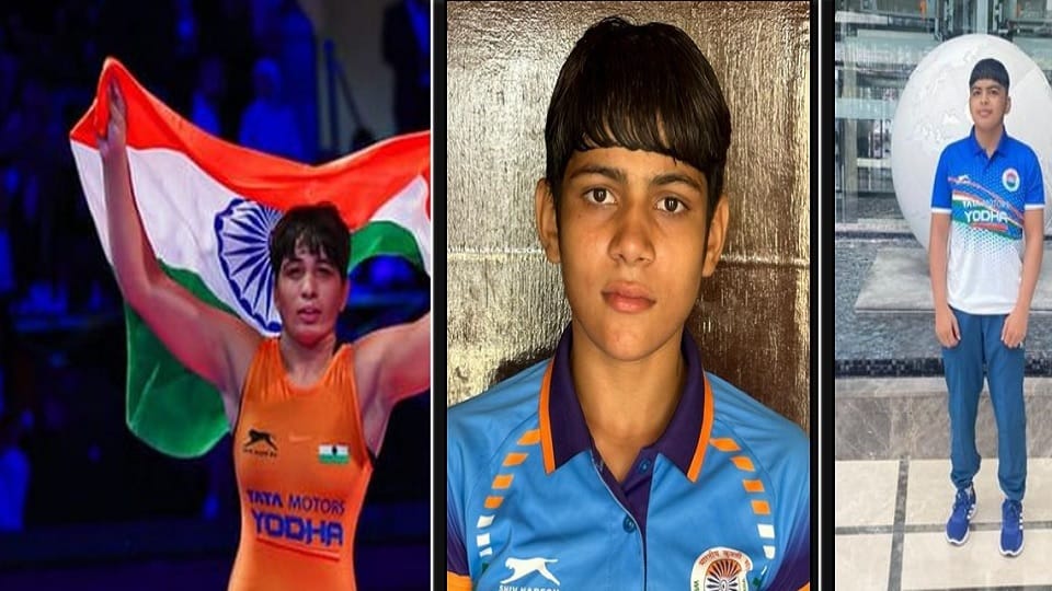 Haryana: A new "trio" of daughters from Dadri is ready in wrestling, winning medals for country in internation