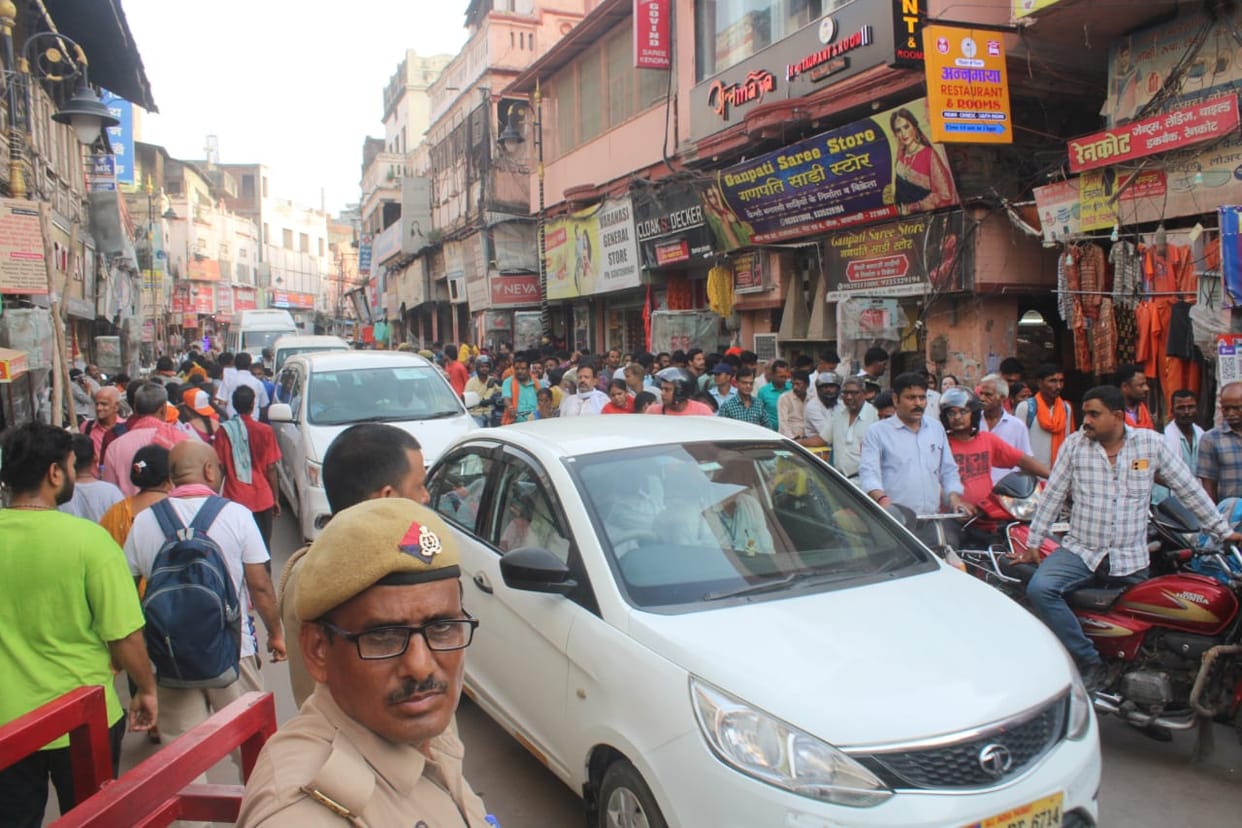 ASI team came out after survey in Gyanvapi campus artifacts captured in camera