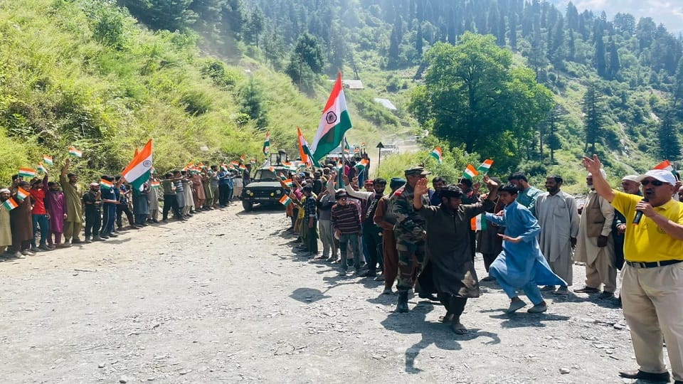 Army's gift of road to the people of Gagar Hill