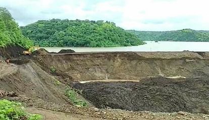 Indore: सालभर पहले टूटा कारम बांध, अभी तक सरकार जिम्मेदार कंपनी से काम नहीं करा पाई Karam dam broken a year ago, till now the government has not been able to get the work done by the responsible