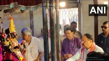 bjp president JP Nadda visit west bengal kolkata dakshineshwar kali temple pray for pm modi 2024 lok sabha