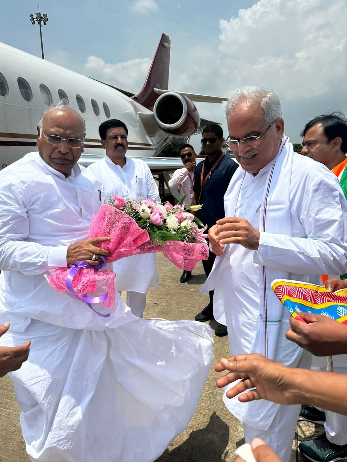 Congress National President Mallikarjun Kharge Visit Janjgir Champa