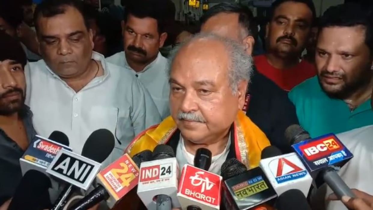 central Minister Tomar attacked Rahul Gandhi's statement on Manipur issue