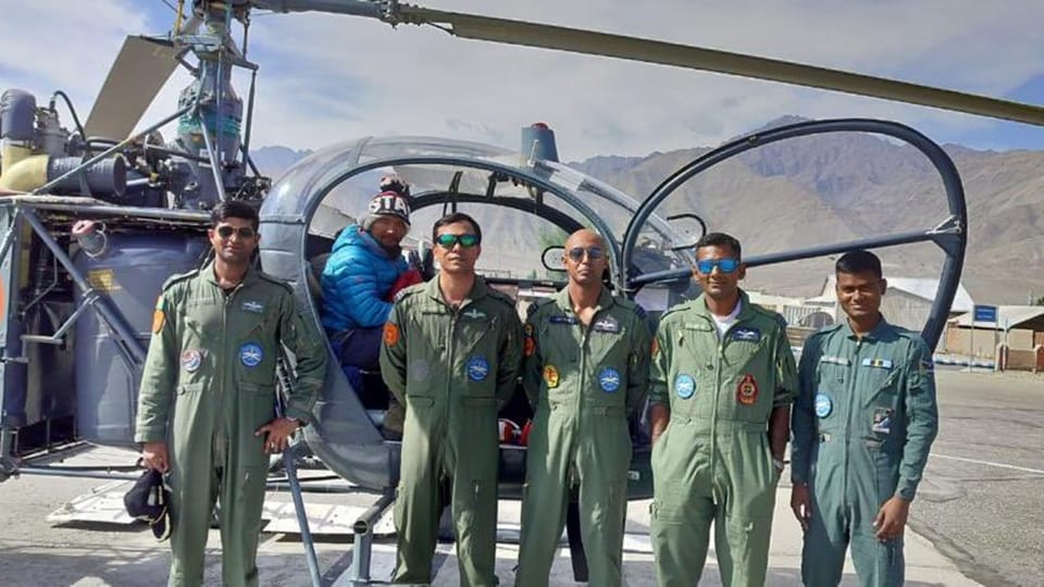 ladakh news: Body of missing Italian trekker found in Ladakh IAF rescues injured mountaineer