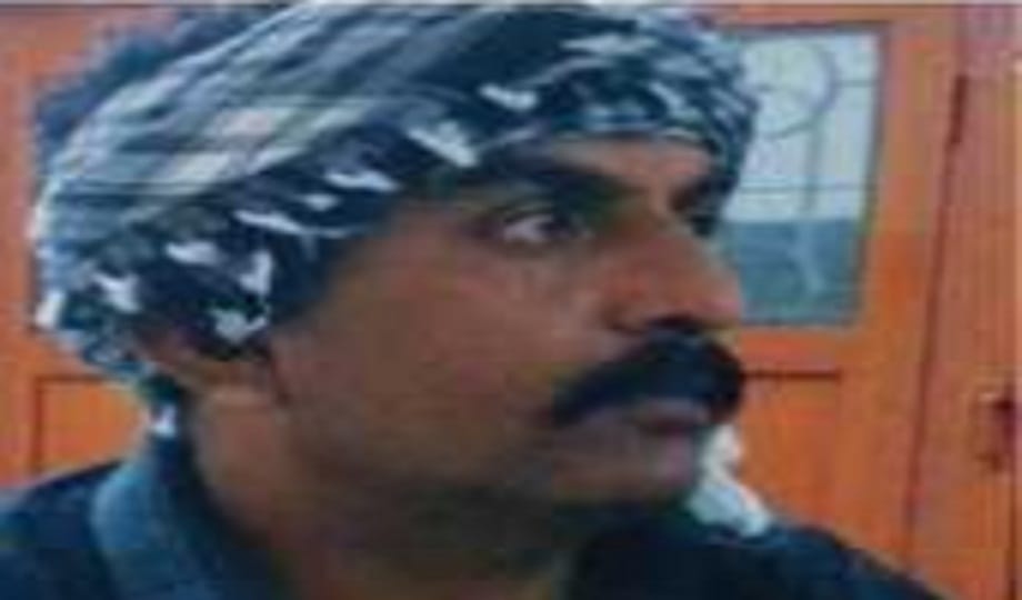 Attachment notice pasted at the house of Sabir, the five lakh prize shooter of Mafia Atiq