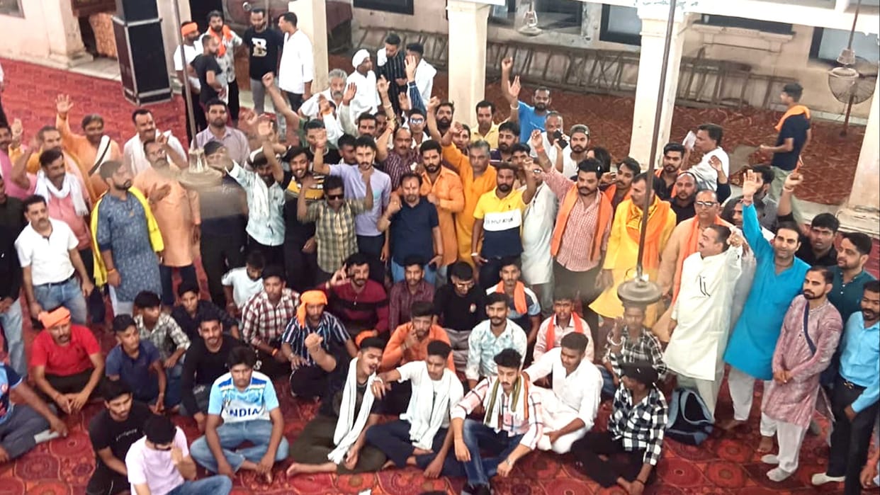 Mahapanchayat of Hindu organizations in Ambala: Decision to identify illegal occupants
