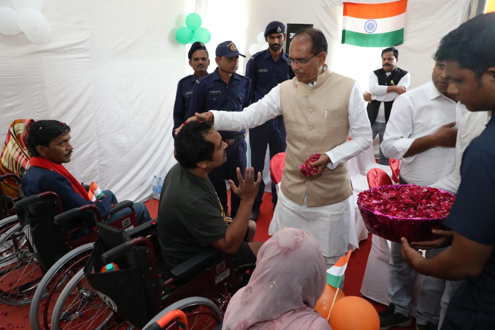 MP News: CM Shivraj reached Sehore, performed Bhumi Pujan of Budhni Medical College, Bhairunda-Budni-Rehti Nat