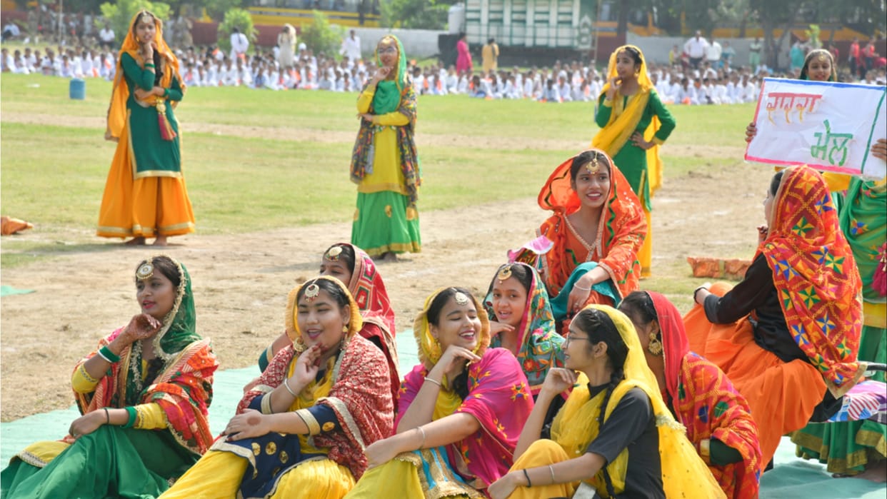 Full dress final rehearsal for Independence Day program in Kurukshetra