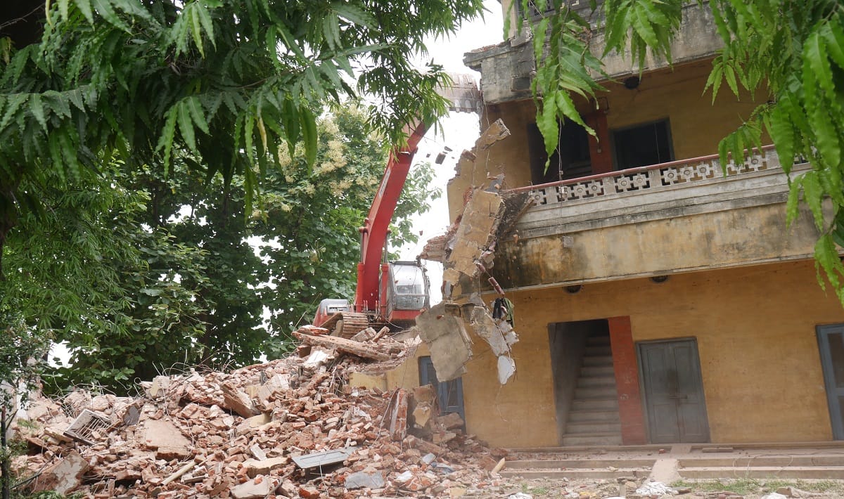 Sarva Seva Sangh 63 years past became razed in 48 days Akhilesh Yadav attack on bjp