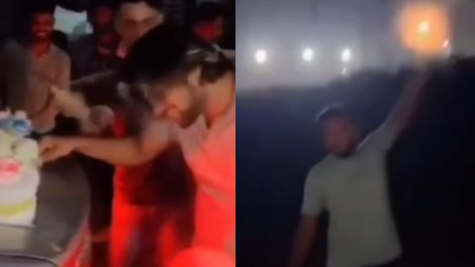 Youths open fire during celebrated birthday on the road in bareilly