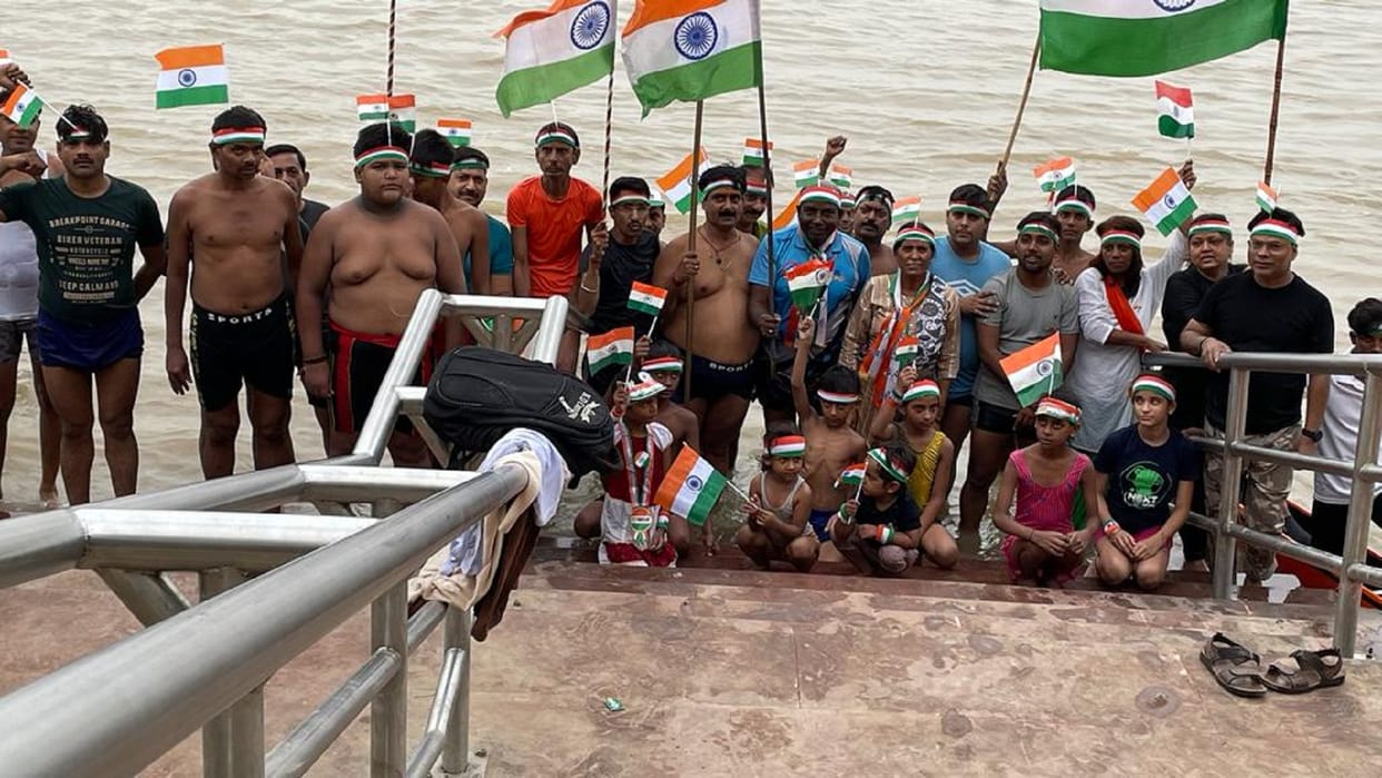 Independence Day 2023: Tiranga Yatra floated in Yamuna, Bharat Mata Ki Jai, Vande Mataram echoed