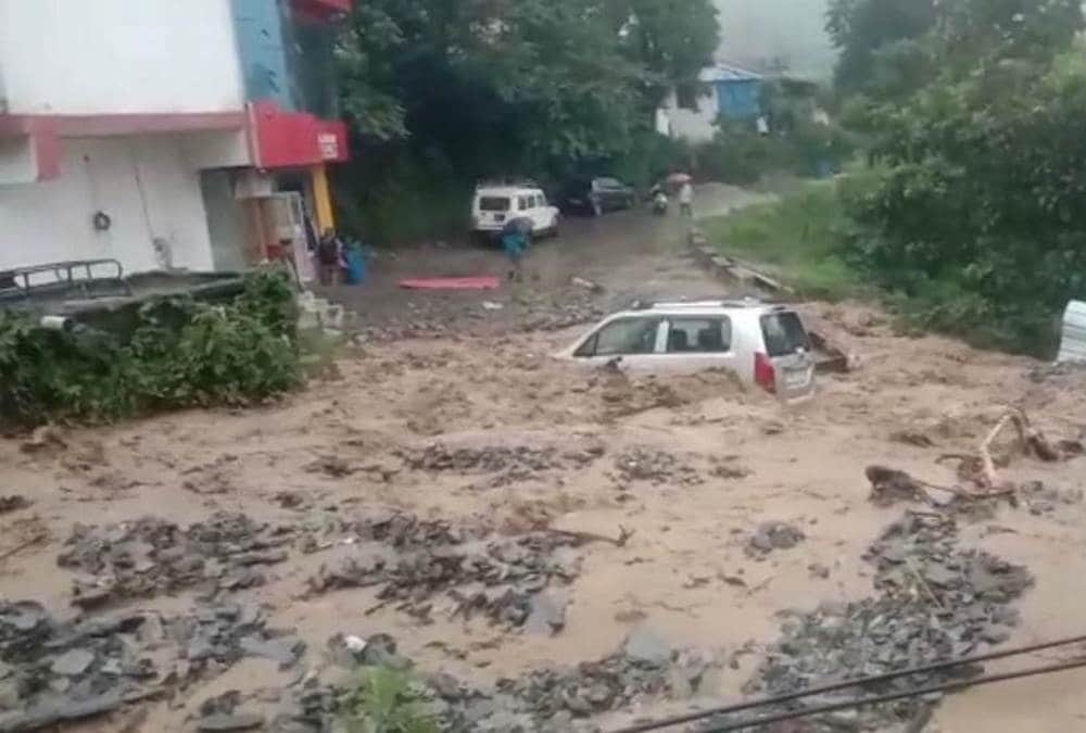 Uttarakhand Weather Update: Cloudburst Chamoli River Flood Landslide, Houses Vehicles Buried Under Debris