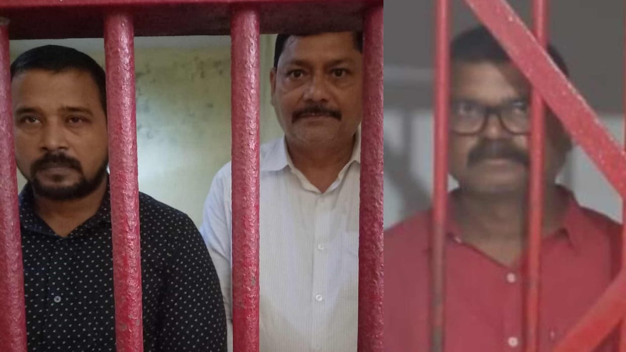 Three accomplices of Vinod Upadhyay who forcibly grabbed land, were arrested