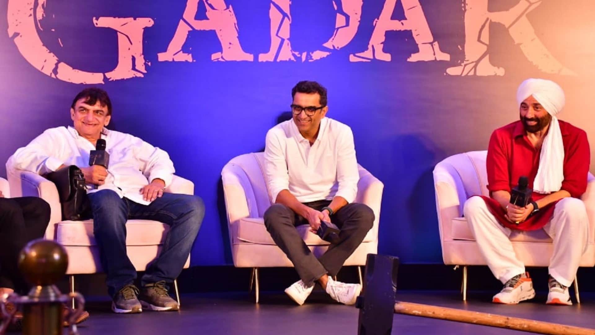 gadar 2 star sunny deol talks about film success and industry says it should called Hindi cinema not bollywood