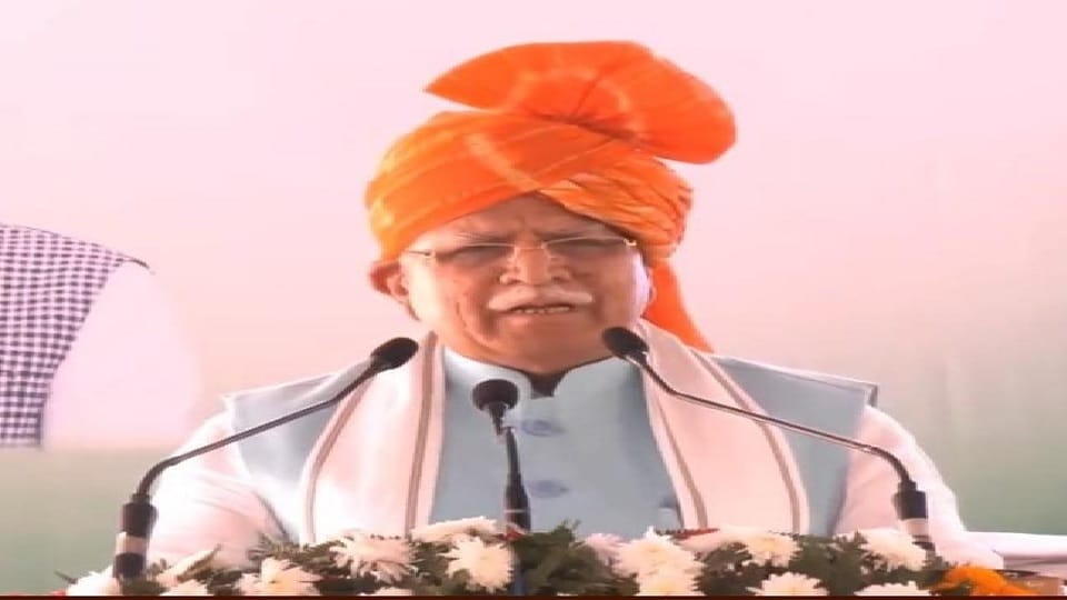 Haryana CM Manohar Lal arrived in Fatehabad, said- pain of partition cannot be forgotten