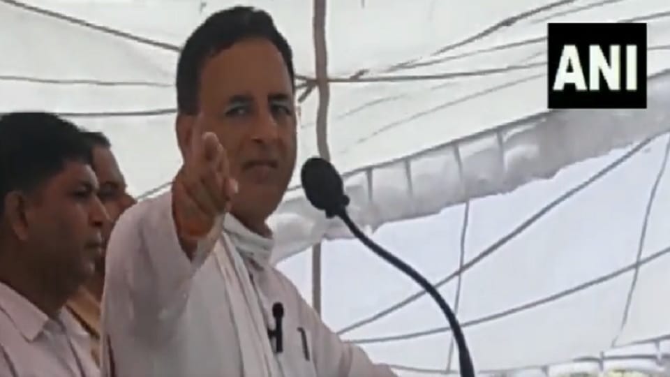 Controversial statement of Congress leader Randeep Surjewala in Kaithal rally, said- Demons who voted for BJP