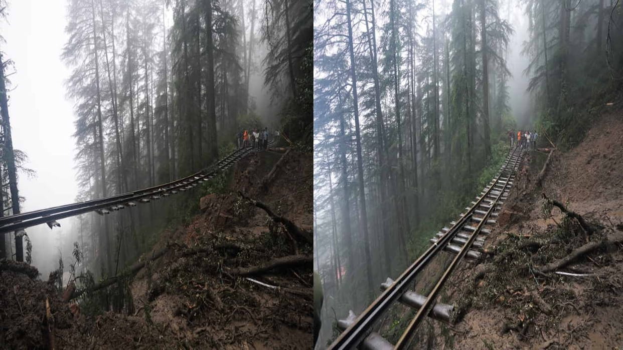 Repairs started, Kalka-Shimla rail track may be restored by September 5